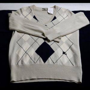 BURBERRY Ladies medium 100% cashmere Burberry sweater brand new from nordstrom
